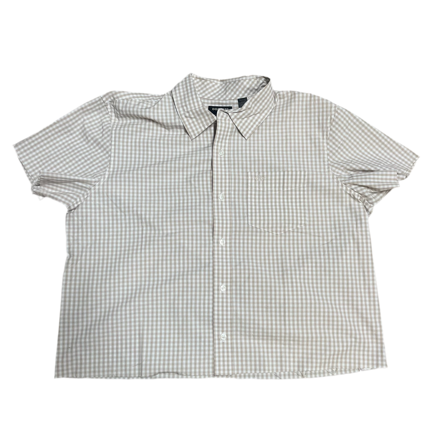 (L)(M) CROPPED VINTAGE BUTTON UP