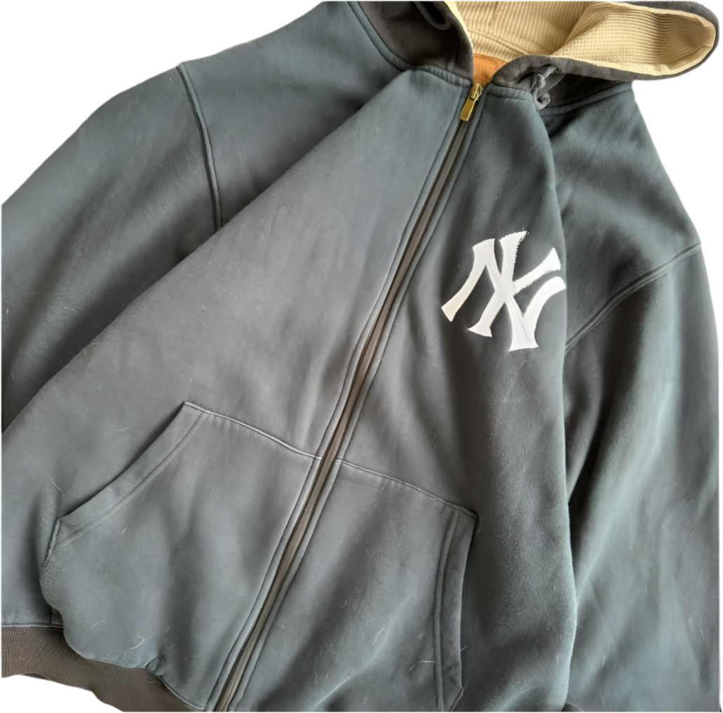 (L) 00’s YANKEES EMBROIDERY ZIP UP JACKET