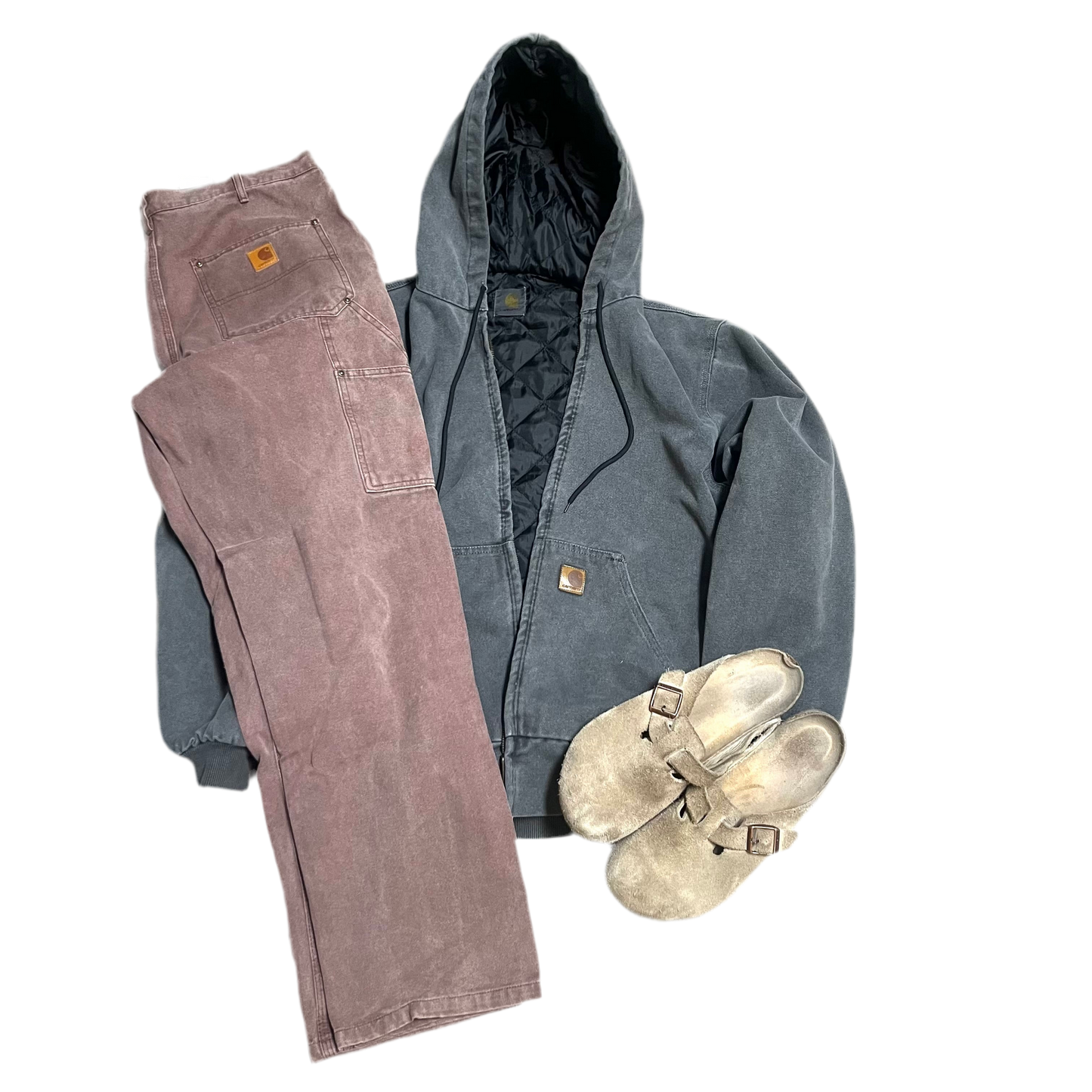(L) RARE 00’s VINTAGE CARHARTT WORKER JACKET