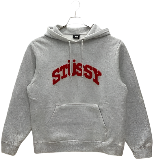 (L) STUSSY MENS HOODIE - GRAY