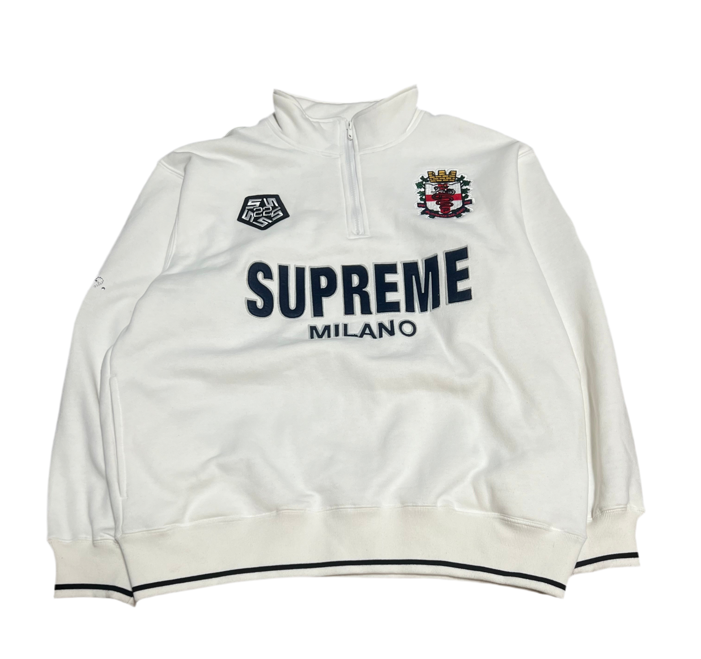 (M) / (L) SUPREME MILANO HALF ZIP PULLOVER