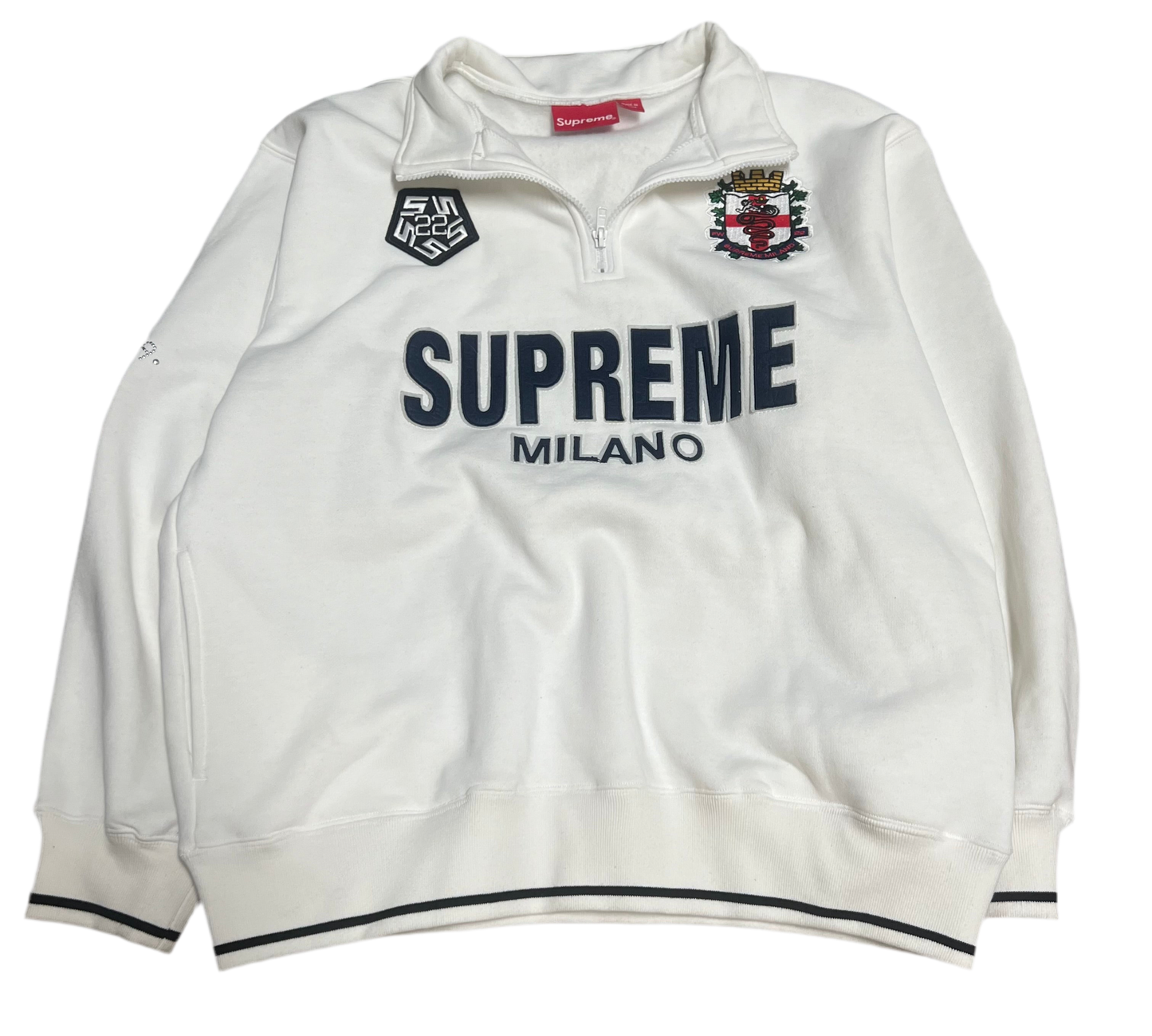 (M) / (L) SUPREME MILANO HALF ZIP PULLOVER