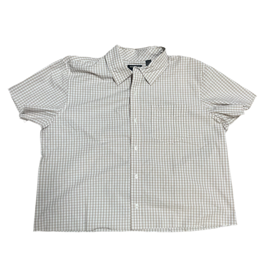 (L)(M) CROPPED VINTAGE BUTTON UP