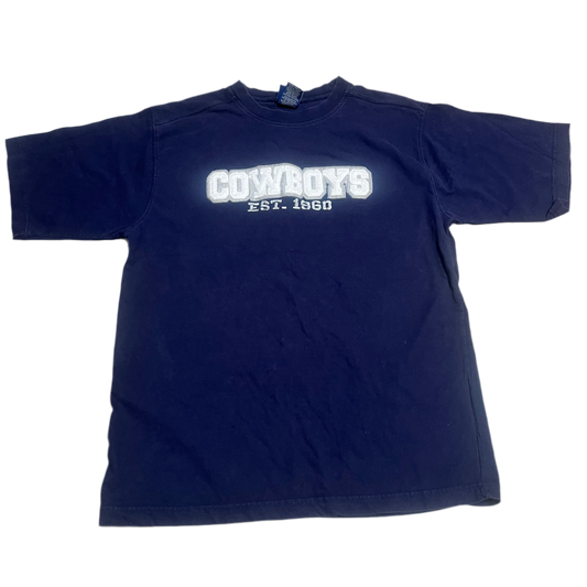 (L) 00s VINTAGE PUFF PRINT DALLAS COWBOYS TEE