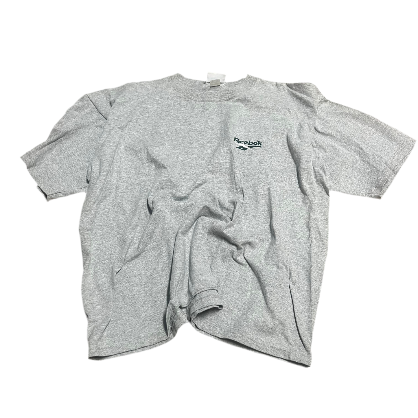 (L) 00s VINTAGE REBOK BLANK LOGO TEE